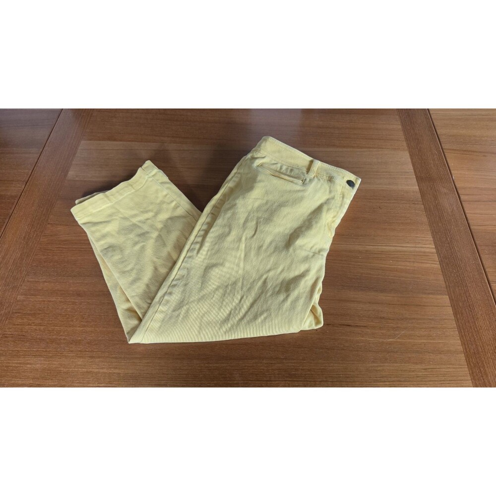Jones New York Sport Stretch Women's Yellow Demin Jeans Size 12